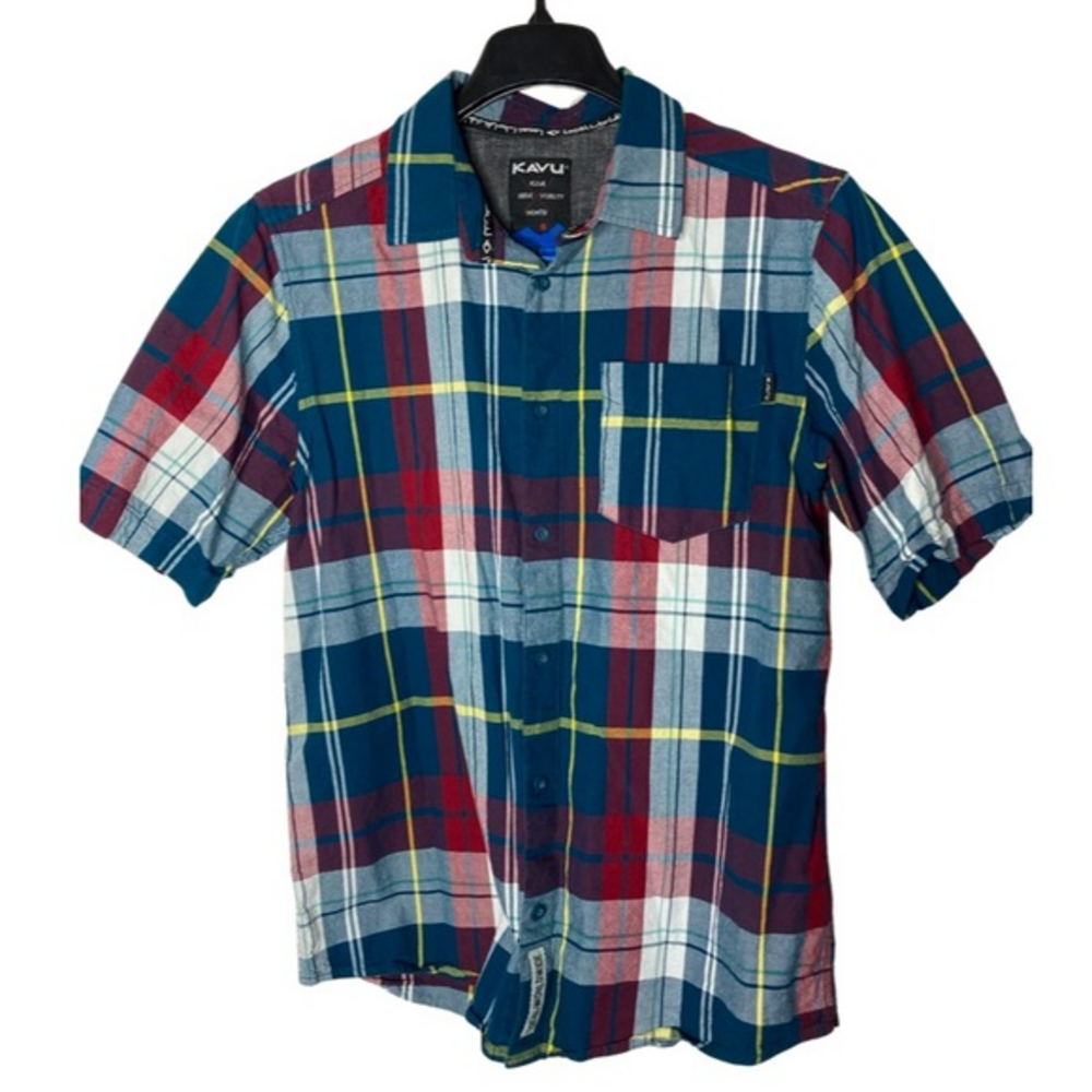 Kavu Men’s Short Sleeve Button‎ Down Shirt